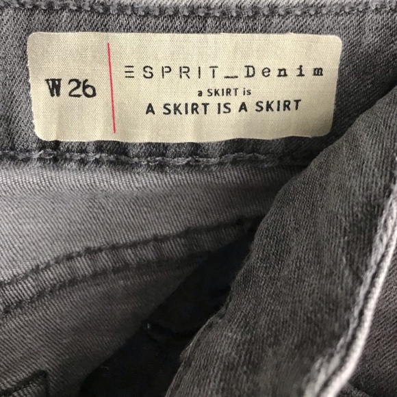 Esprit gray denim skirt - Picture 5 of 5